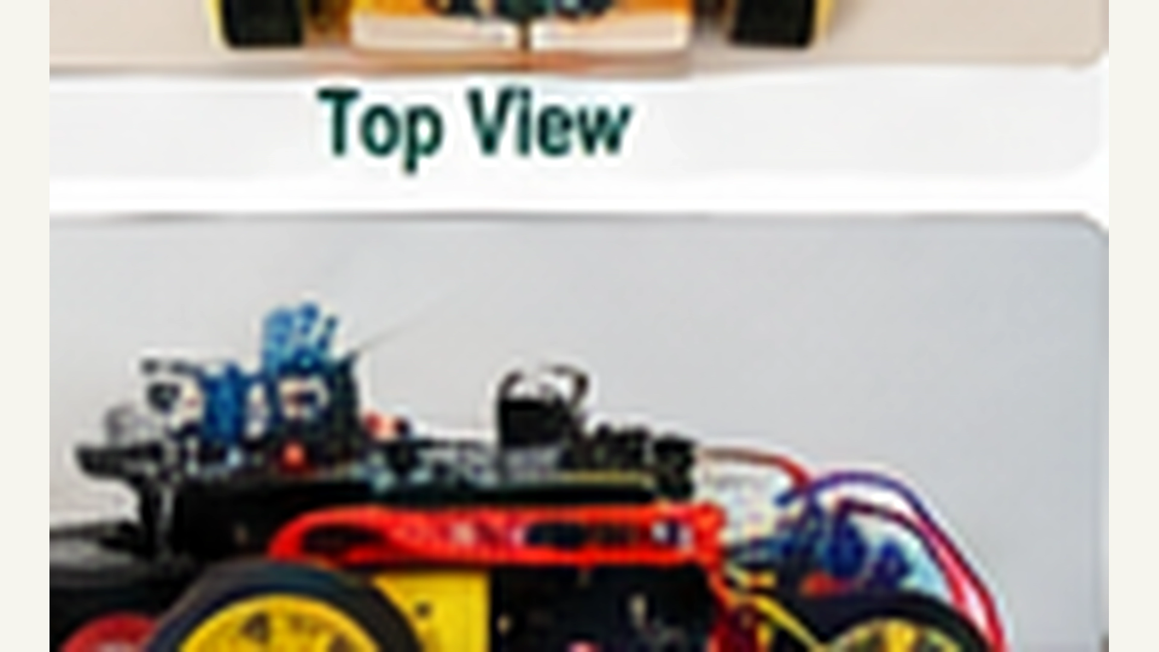 Side Profile Gearbox & Traction Wheel View