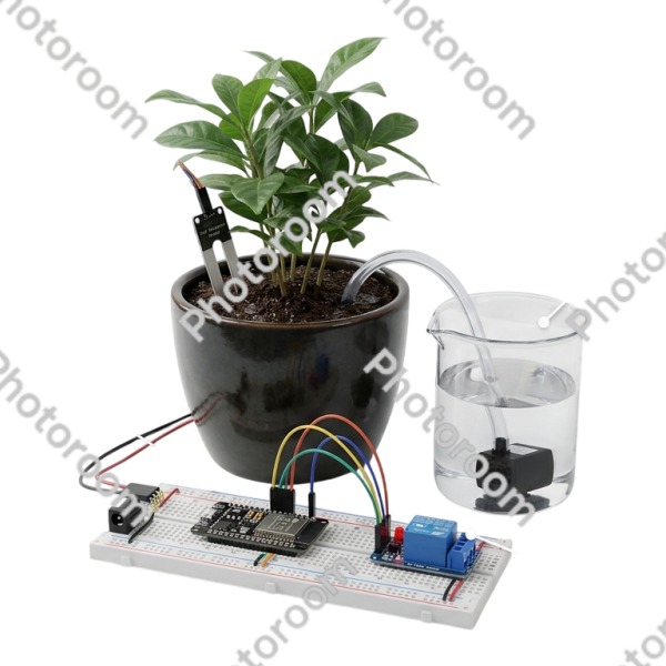 Smart Irrigation Kit — Real-world physical engineering prototype photography