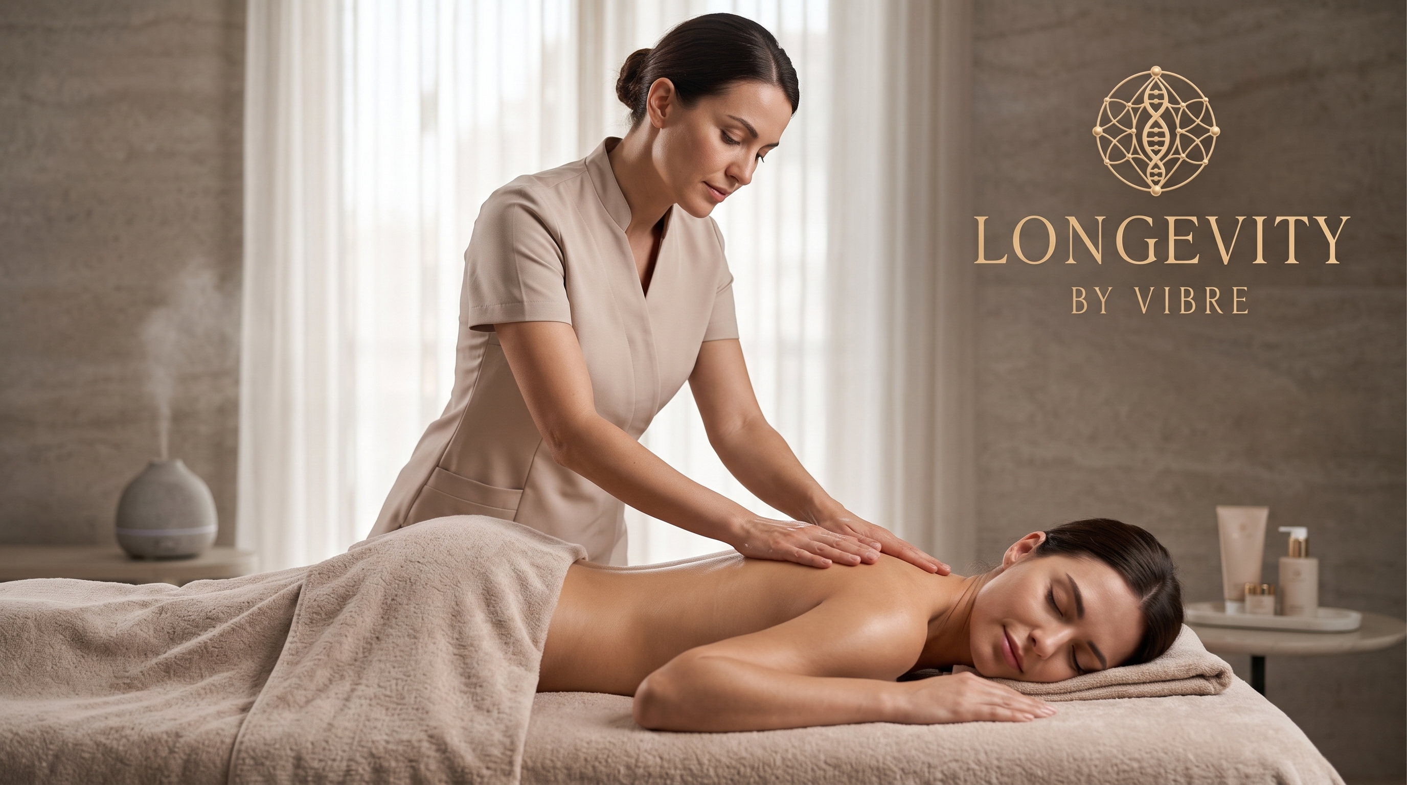 Masaje de Relajación Profunda · Longevity By Vibre