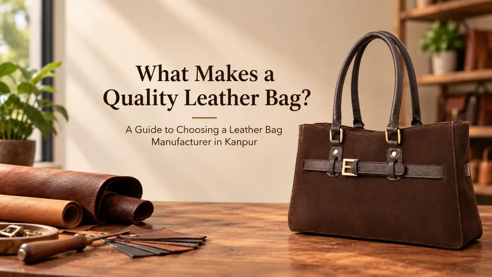 What Makes a Quality Leather Bag? SB International, Kanpur, UP