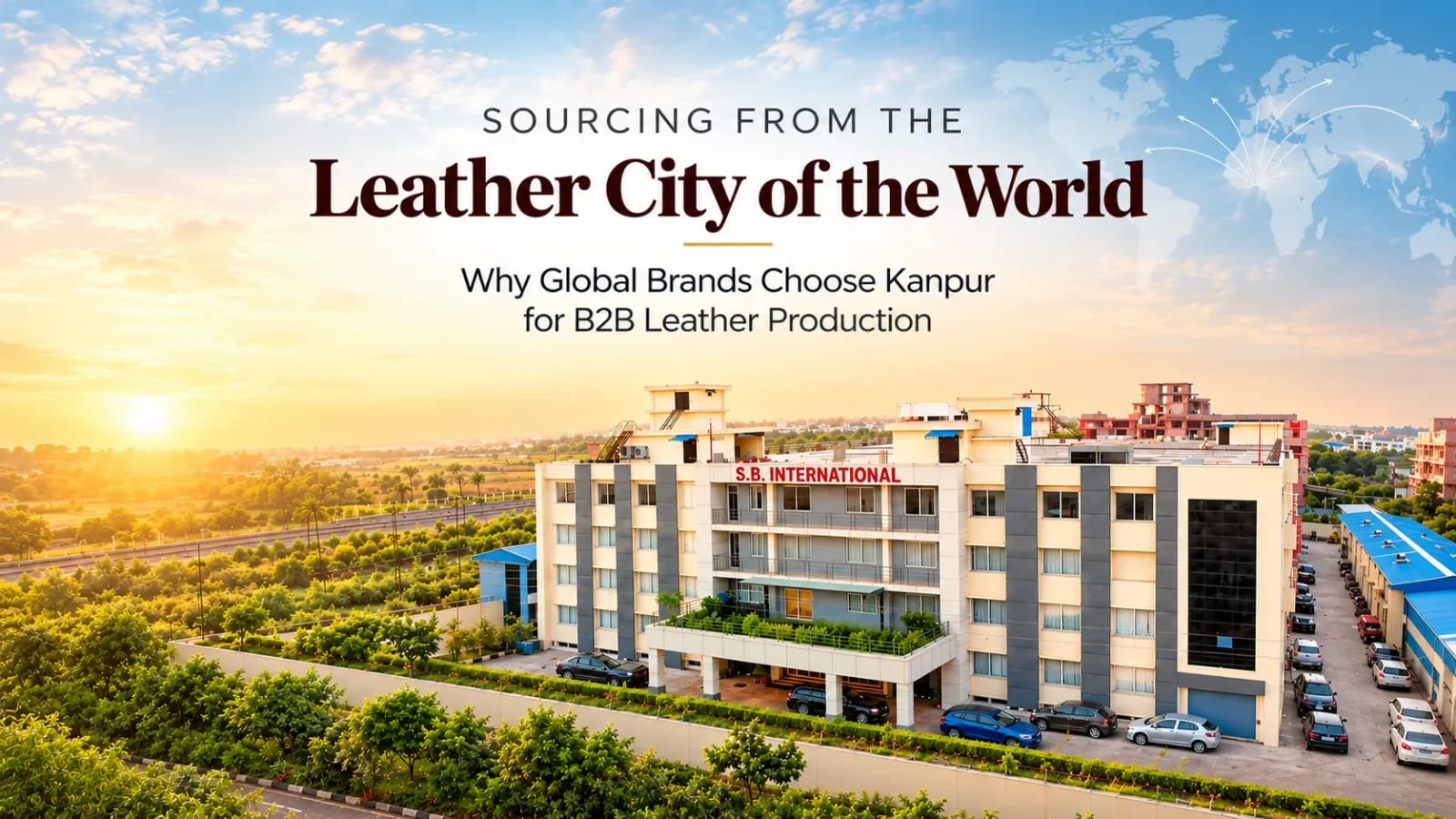 SB International located at Leather City of the World, Kanpur, UP