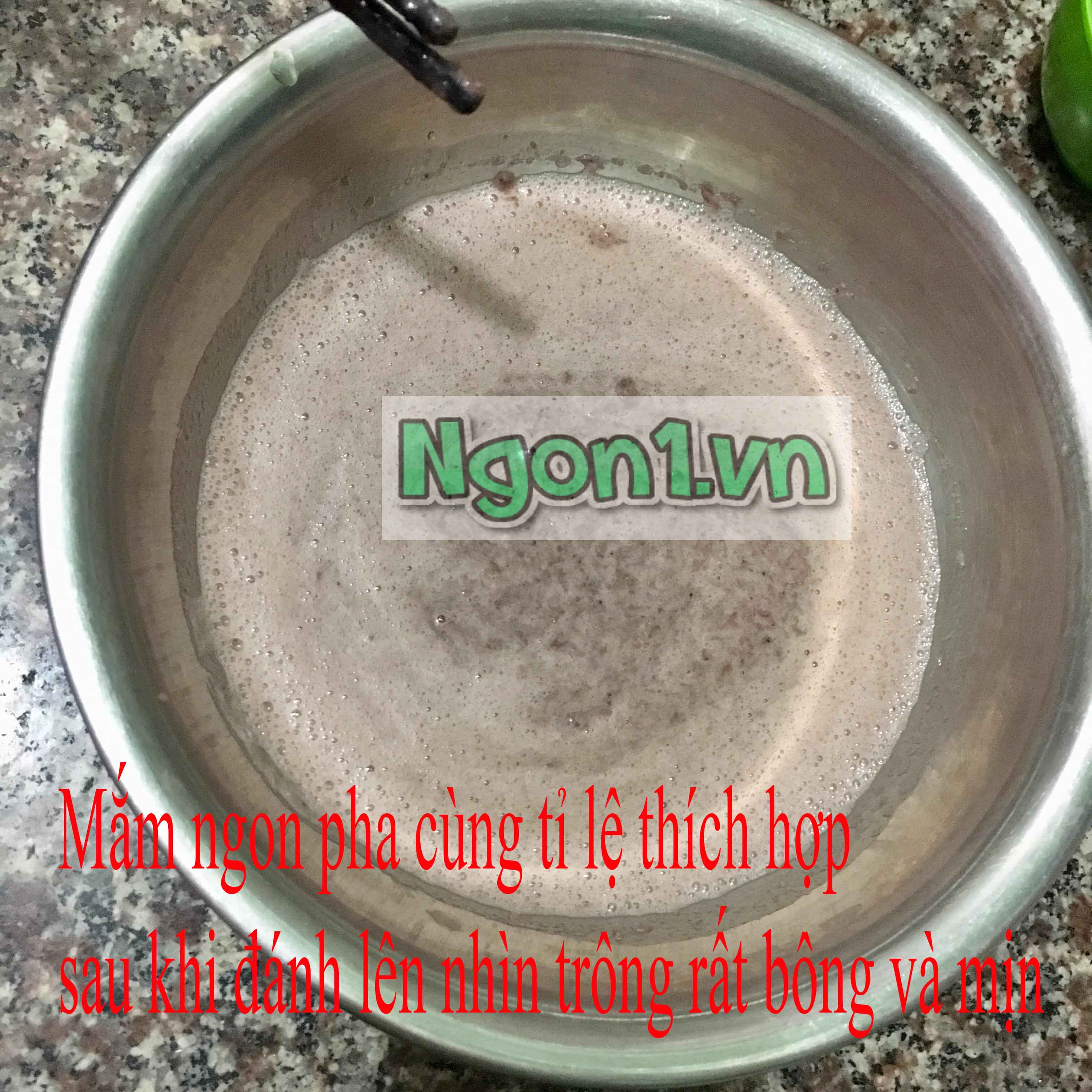 Tỷ lệ vàng pha mắm tôm chấm bún đậu cách chưng mắm tôm ngon