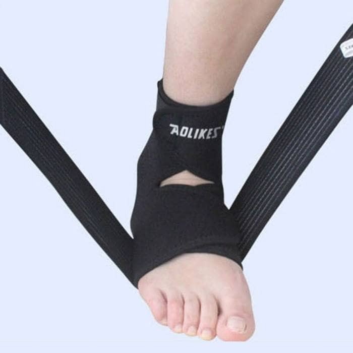 Jual Ankle Braces Black Ankle Support 1Pcs Brace Ankle Pad Aolikes
