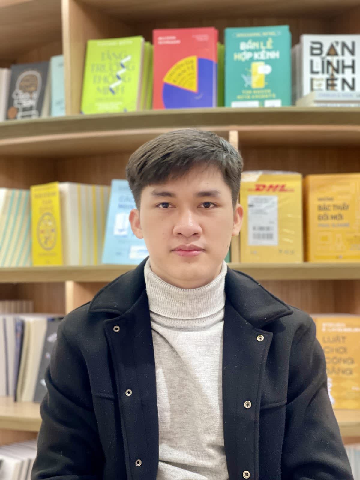 At the bookshop