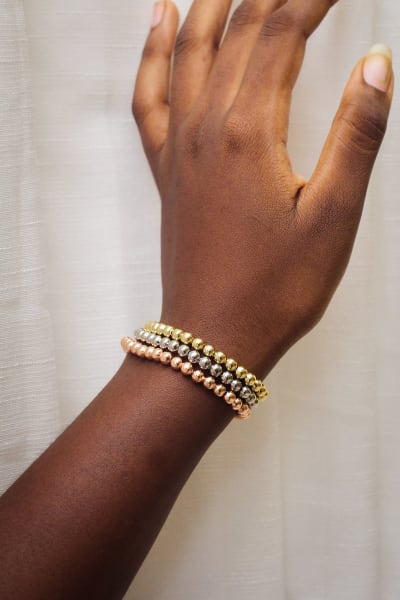 Tri Tone Bead Stack