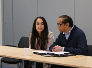 Natasha Kalyan in a training session