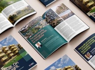 a photo of a local authorities booklet on a neutral background