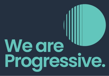 We are progressive - page card