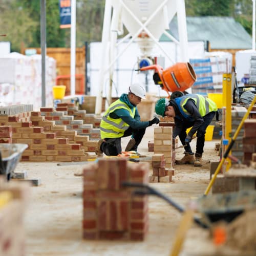 Apprentices working in PPE at the Cambridge Training Hub