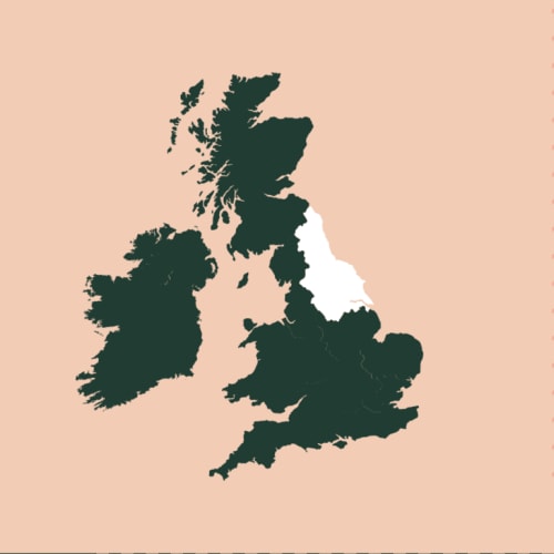 North East map image