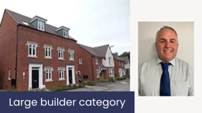 Kirk Raine - winner - large builder category
