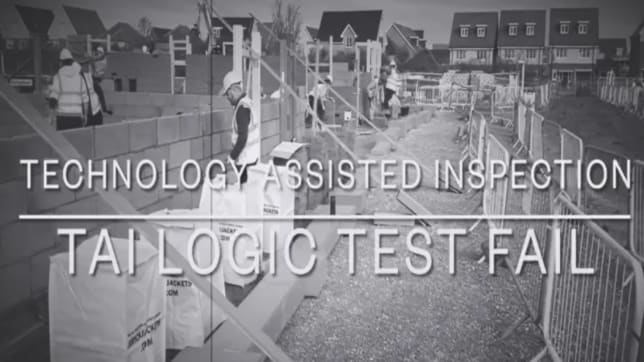 NHBC's Technology Assisted App test fail video page card