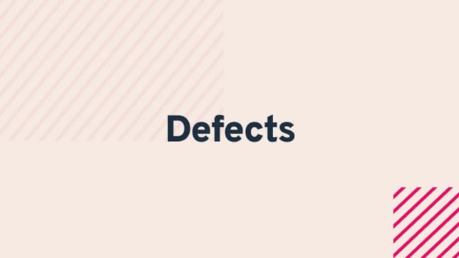 Defects label