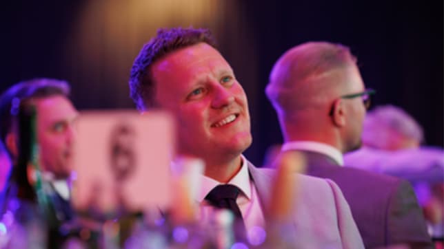 a photo of a man at an event