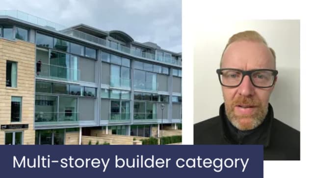 Mark Foley 2021 winner - multi-storey builder category