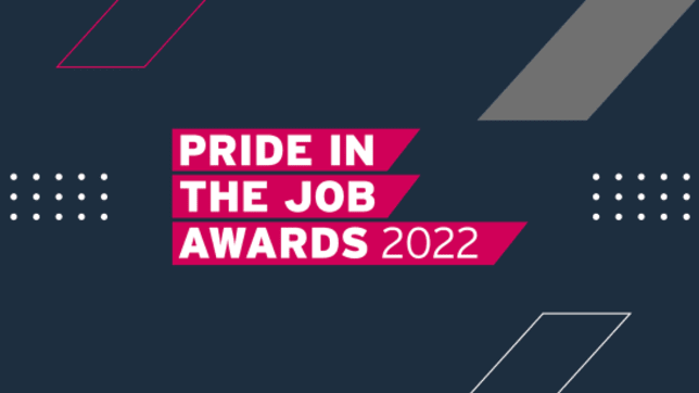 Pride in the job 2022 logo
