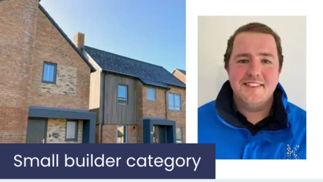 Daniel Cato - 2021 winner - small builder category