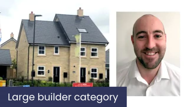 Steve Jordan - 2021 winner - large builder category