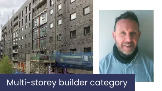 Neil Brook - 2021 winner - multi-storey builder category