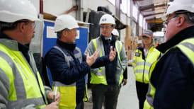 a photo of people in site safety clothing taken on an nhbc immersive day