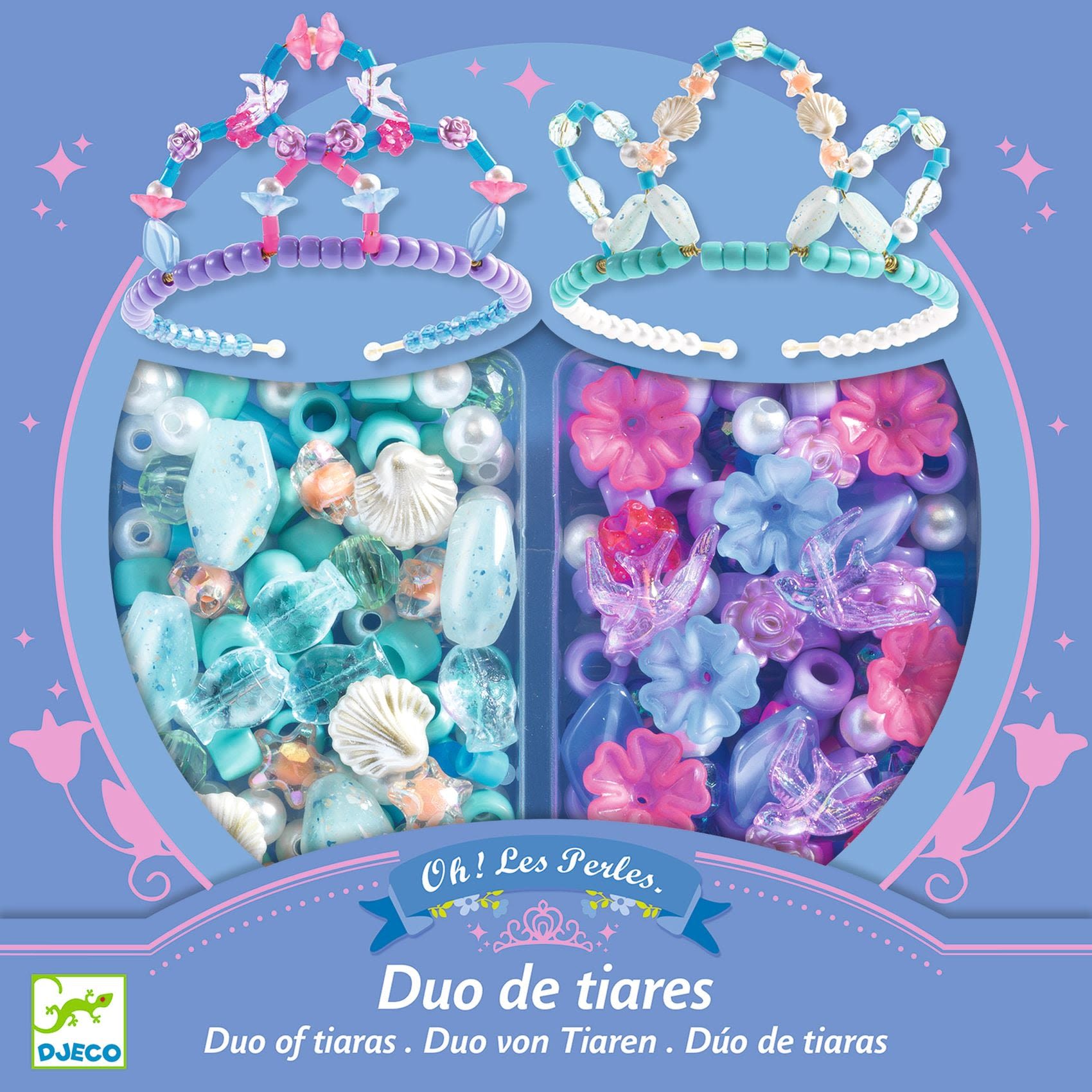 Duo of tiaras, Blue