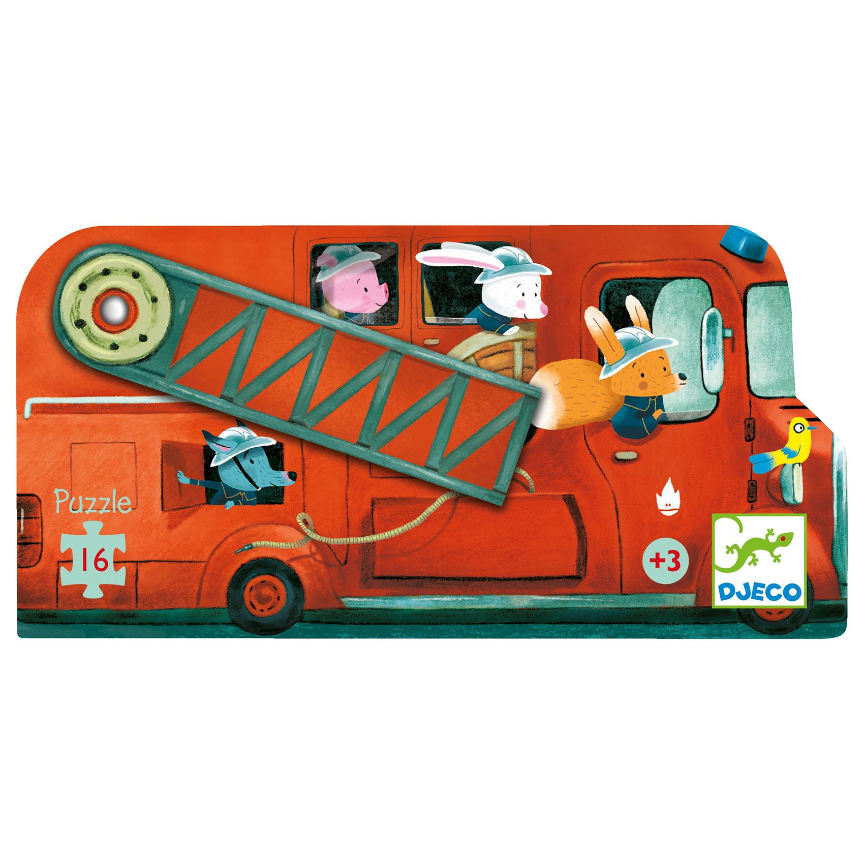 The fire truck - 16pcs *