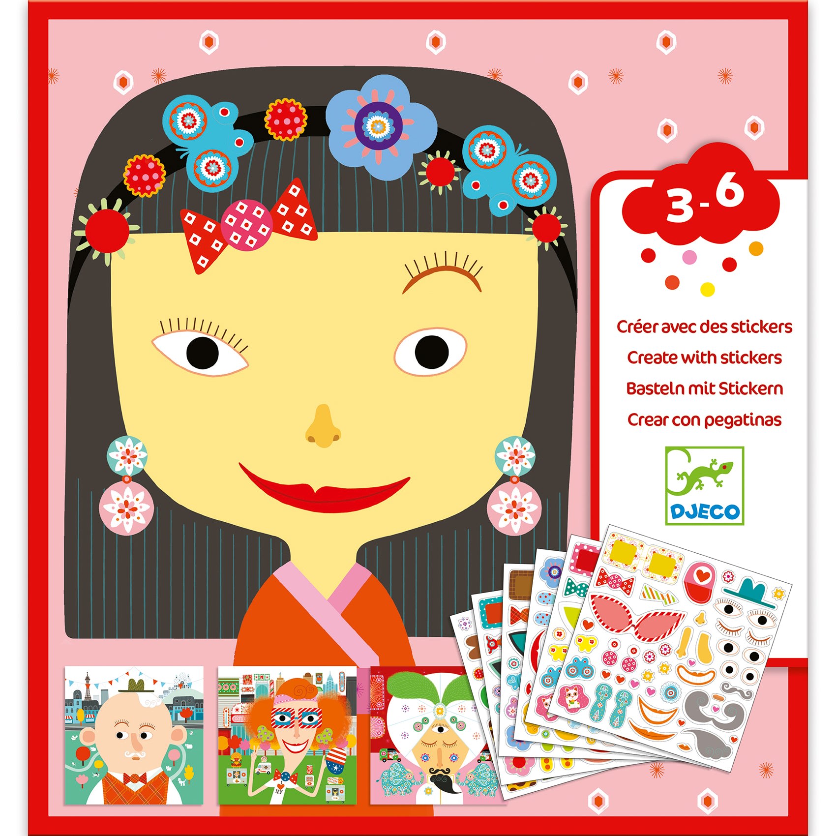 Create with stickers - All different