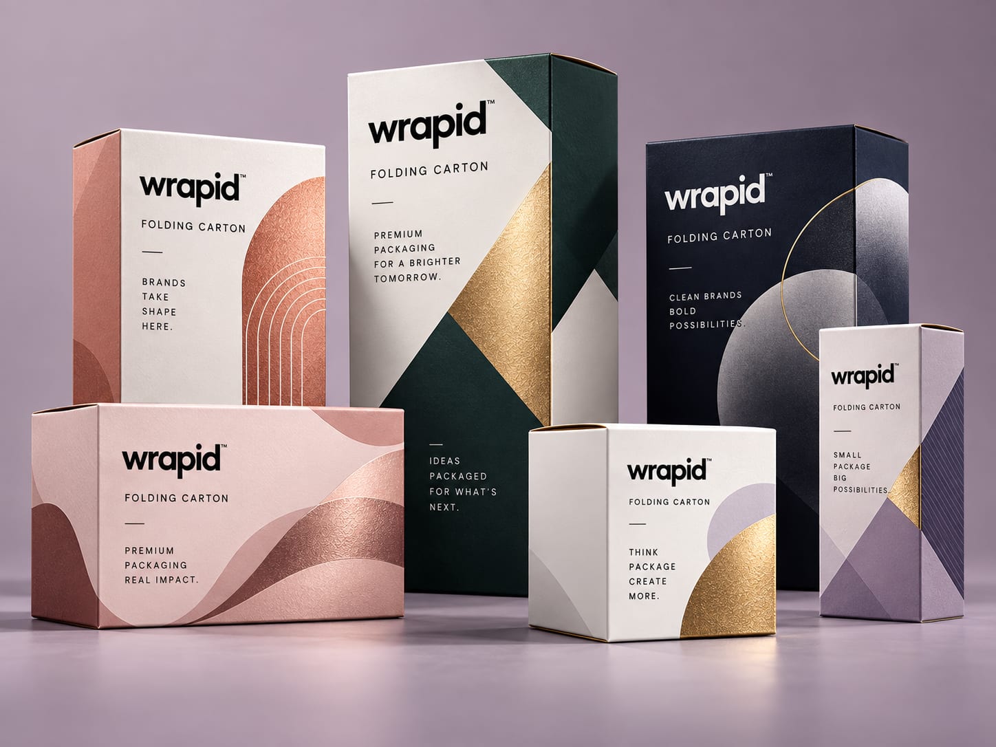 Folding carton boxes