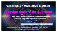 Bain de Gong spécial : voyage sonore de guérison le 27 mars 2026, par Precious Prana