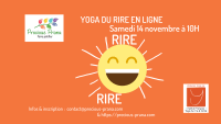 Yoga du Rire en ligne pour rigoler et lâcher son stress  le 14 novembre 2020, par Precious Prana