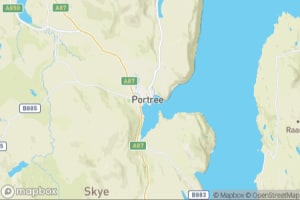 Map showing location of “Portree” in Portree, Scotland