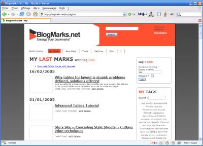Mes derniers favoris avec le tag « CSS »