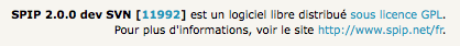 La signature de SPIP 2.0.0 SVN