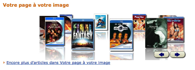 Le carrousel d'Amazon