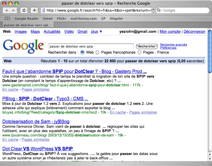 De dotClear vers SPIP, ou l'inverse ?