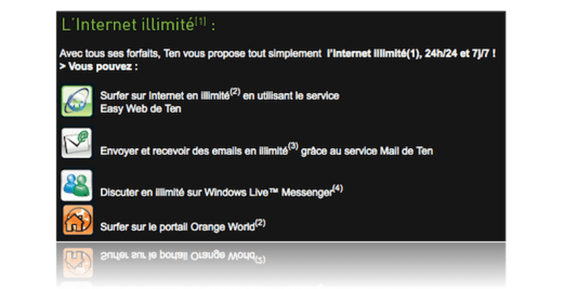 L'Internet illimité façon Ten