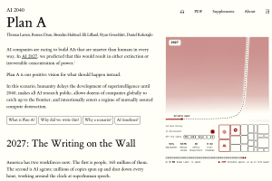 Screenshot of “AI 2040: Plan A”