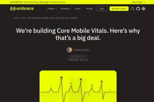 Screenshot of “Core Mobile Vitals: Understand how your users feel about your app”