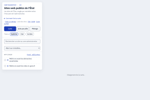 Screenshot of “Sites web publics”