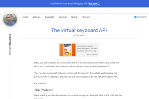 Screenshot of “The virtual keyboard API”