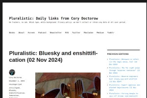 Screenshot of “Bluesky and enshittification”