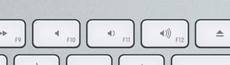 Touches pour le son