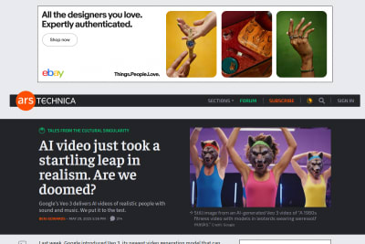 screenshot of AI video just took a startling leap in realism. Are we doomed?