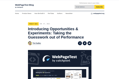 screenshot of Introducing Opportunities & Experiments: Taking the Guesswork out of Performance