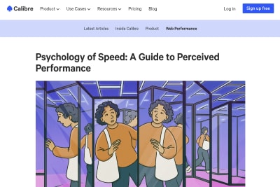 screenshot of Psychology of Speed: A Guide to Perceived Performance