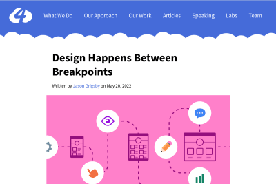 screenshot of Design Happens Between Breakpoints