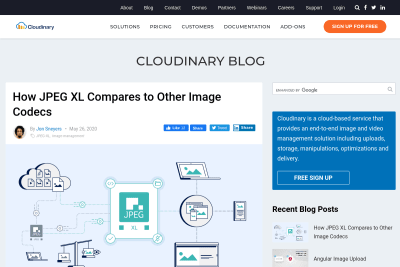 screenshot of How JPEG XL Compares to Other Image Codecs