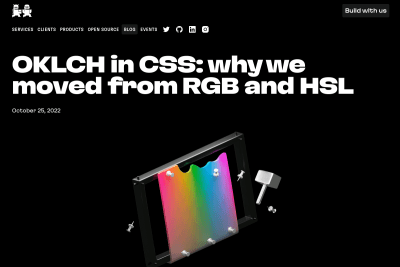screenshot of OKLCH in CSS: why we moved from RGB and HSL