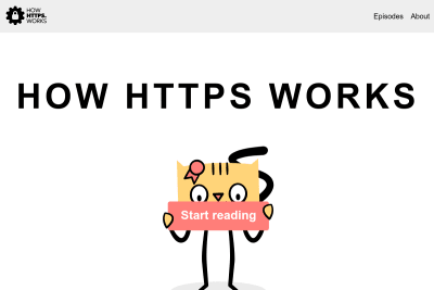 screenshot of How HTTPS works… in a comic!