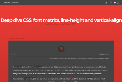 screenshot of Deep dive CSS: font metrics, line-height and vertical-align